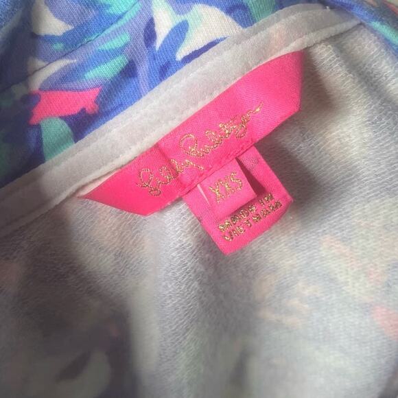 Lilly Pulitzer Jonah Wave 1/4 Zip Popover Size XXS - Picture 5 of 5